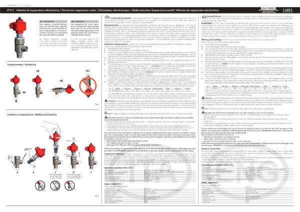 ELECTRONIC EXP VALVE E3V55C 7/8" STEEL HIGH PRESSURE FOR CO2 - immagine 2