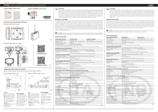 DPWQ502000 VOC and CO2, 0 to 10 Vdc output - immagine 2