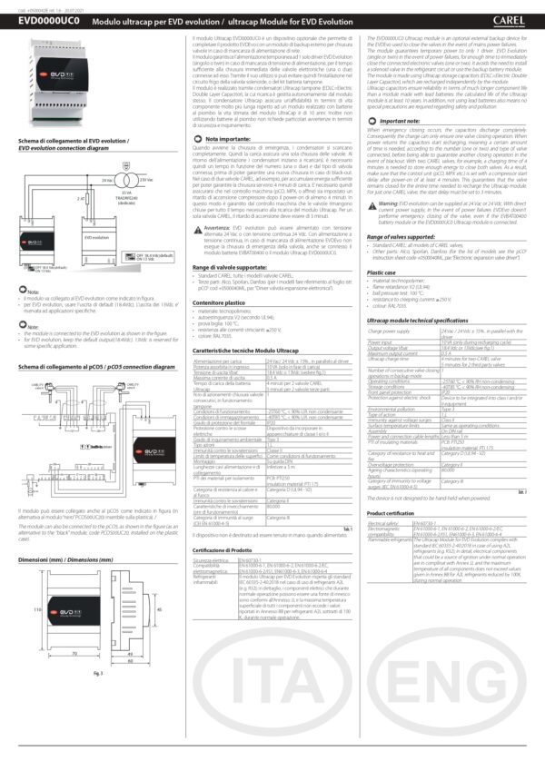 EVD0000UC0 Ultracap Module For Evdevo - immagine 2