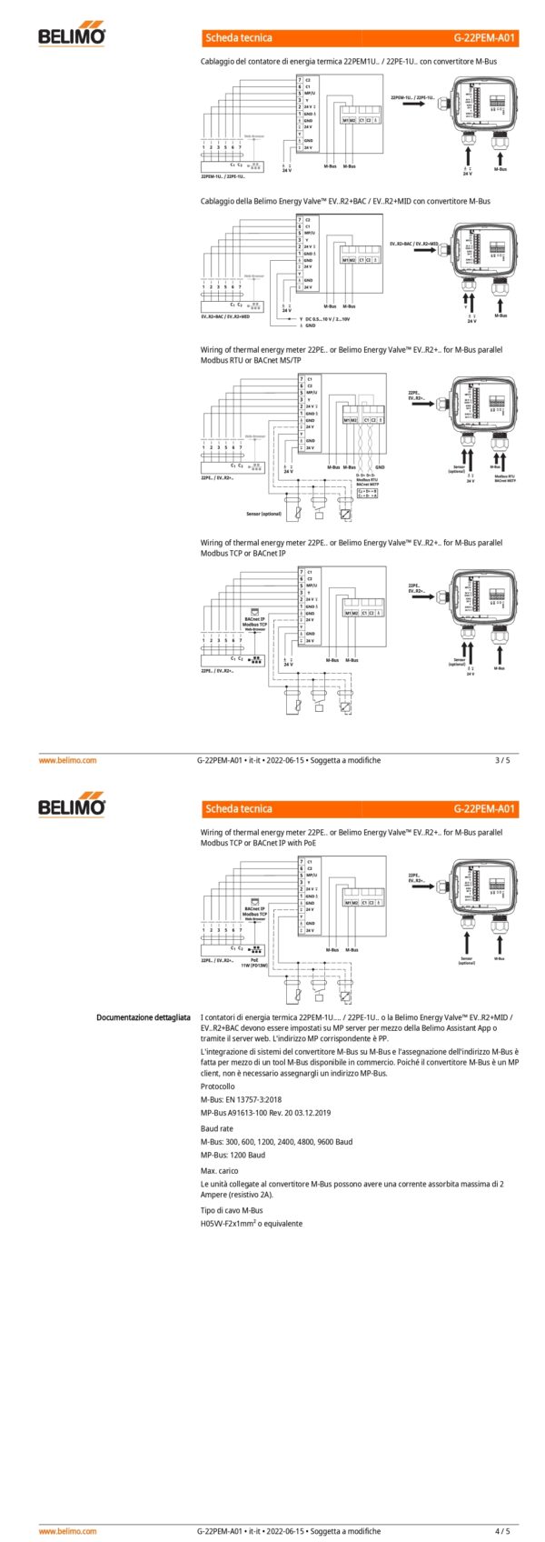 G-22PEM-A01 Convertitore M-Bus - immagine 3