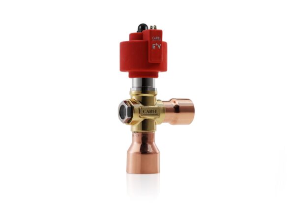 E4V-95B 1" 1/8-1" 3/8 ODF copper connections, with sight glass