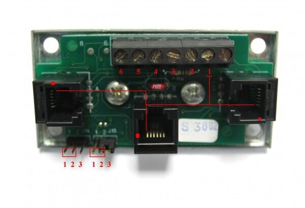 TCONN6J000 “T” CONN.TELEF.T 6VIE+PIN STRIP