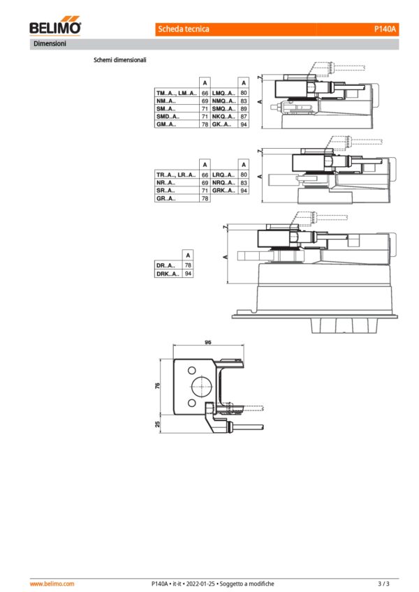P140A Feedback potenziometrici 140 Ω aggiuntivo - immagine 4