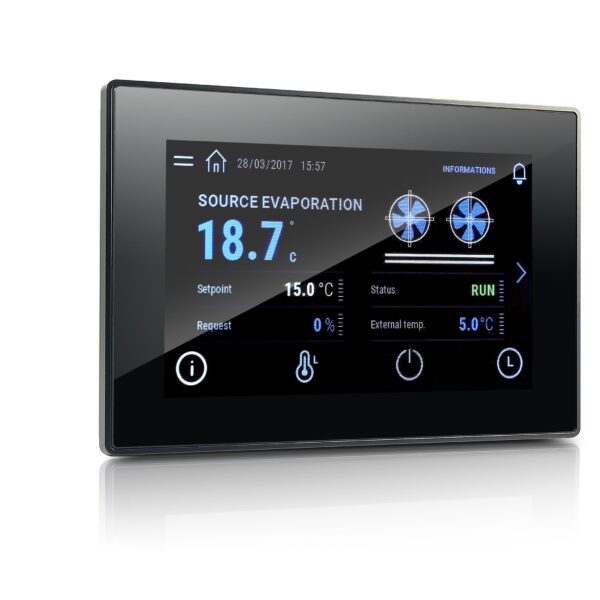 PGB10010FA0D0 pGD browser/runtime 10, flush mounting, 1 RS485 db9, 1 USB host, 1 ethernet, neutral