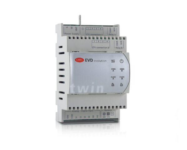 EVD0000T50 EVD EVOLUTION TWIN, PER DUE VALVOLE CAREL (RS485/MODBUS)