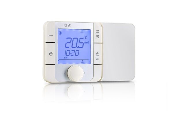THB000ACW0 thT thermostat temp./humidity - wall mounting - keypads with encoder 85 to 250 Vac -1 relay - neutral ver. single package