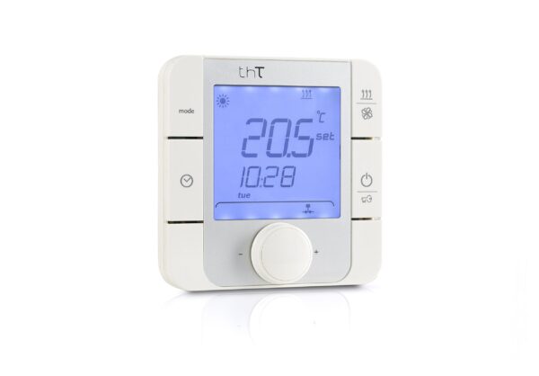 THB000AAF0 thT thermostat temperature - flush mounting - keypads with encoder 85 to 250 Vac -1 relay - neutral ver. single package