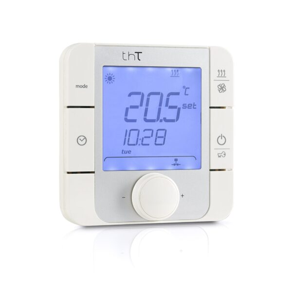 THB000AAF0 thT thermostat temperature - flush mounting - keypads with encoder 85 to 250 Vac -1 relay - neutral ver. single package