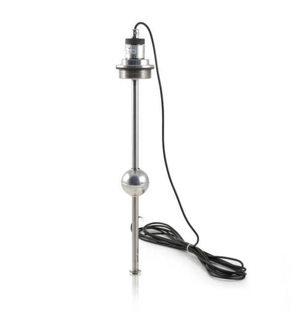 LSR0011000 Level sensor - meas. range 100mm (resistive output) stainless steel - 2” mech.Conn. - IP67 - 6m cable