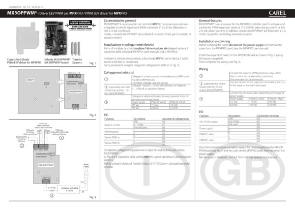 MX3OPPWM02 PWM driver, vertical out, silk-screened connectors - immagine 2