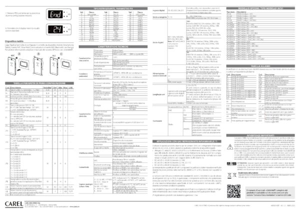 S1M0004W0B060 MPXone BASIC, montaggio a pannello, 24V, led bianchi, 4 relè da 16A 8A 5A 5A, connettori - immagine 3