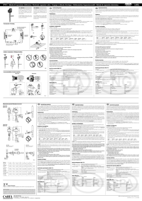ELECTRONIC EXP VALVE E2V14C 10-10 STEEL HIGH PRESSURE - immagine 2