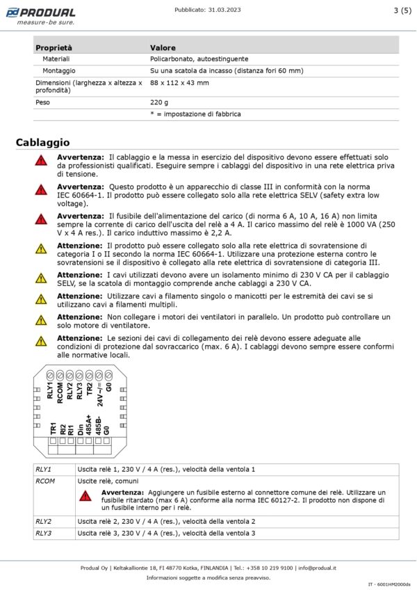 TRC-H-3R2T-MOD-24	REGOL. AMB. 3RO(7A),2DO-Modbus,24 Vac/dc - immagine 4