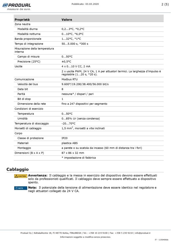 HLS 44-SE REGOLATORE AMBIENTE MULTIFUNZIONE, 4 TASTI - immagine 3