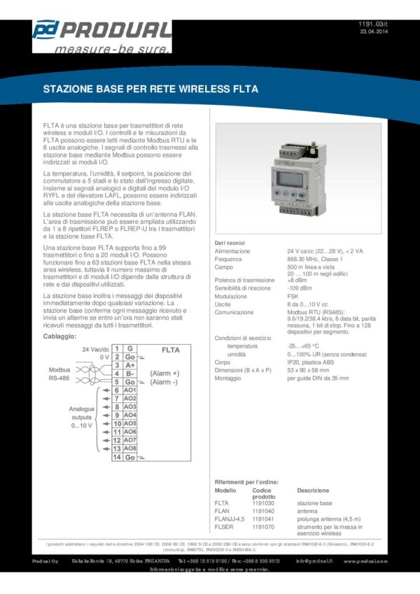 FLTA BASE STATION PER TRASM. WIRELESS - immagine 2
