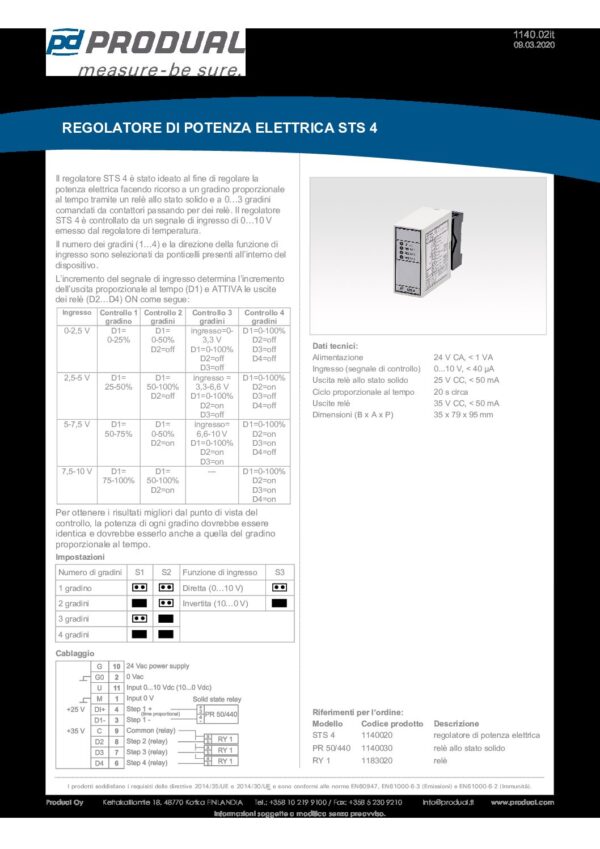 STS 4 CONTROLLORE POTENZA ELETTRICA - immagine 2